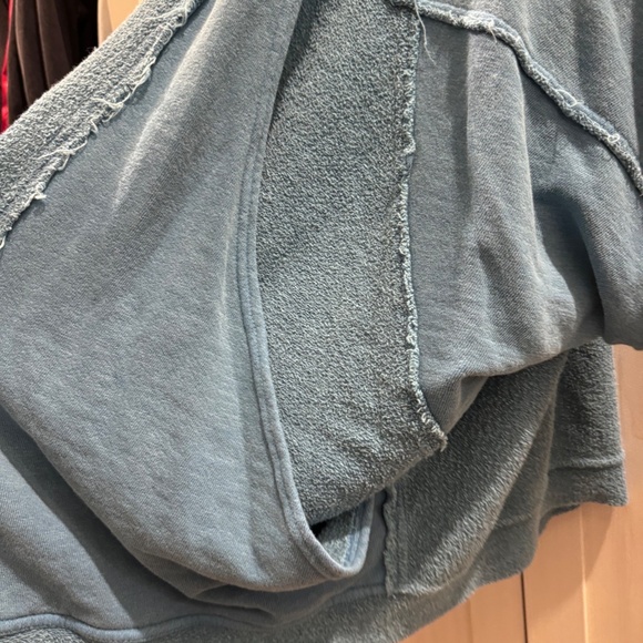 Free People We the Free Deep Pockets Cardi Lakeshore Blue size XS - Picture 4 of 6